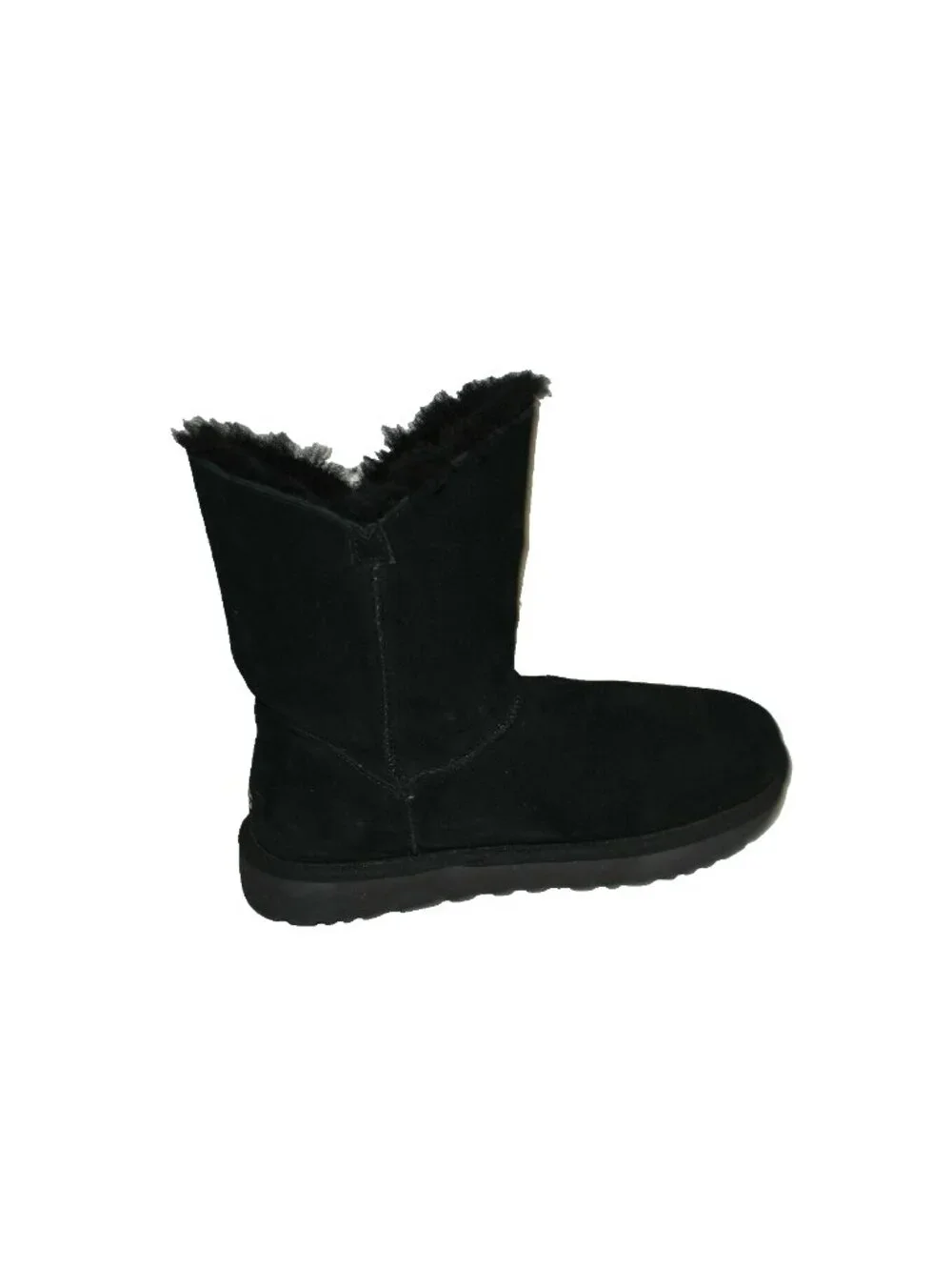 New! Ugg Constantine Genuine Lamb Shearling Lined Boot Black Sz 6 1018629 DD36